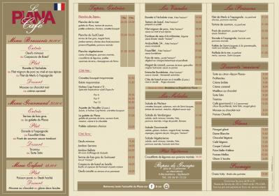 Carte et Menu 2025 Restaurant Le Plana Bordeaux CARTE ET MENU 2025 - Restaurant Le Plana Bordeaux